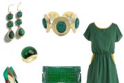 Amazing green dress: creating the perfect look