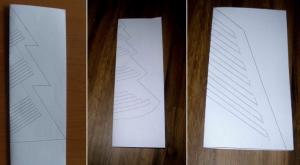 Как сделать елочку из бумаги поэтапно #36 Простая оригами елочка