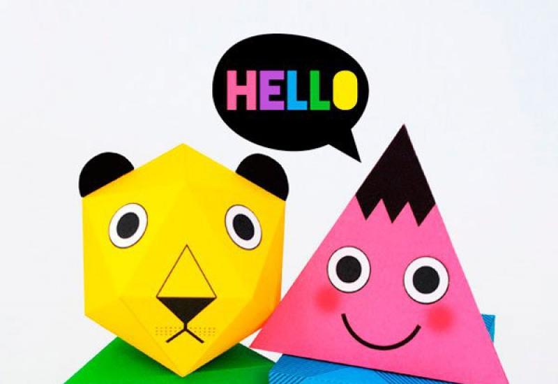 Geometric Paper Monsters Paper Crafts Monsters