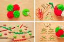 Naučiť sa vyrábať hračky na vianočný stromček vlastnými rukami z čohokoľvek